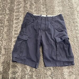 H&M Men’s Cargo Shorts in Navy Blue